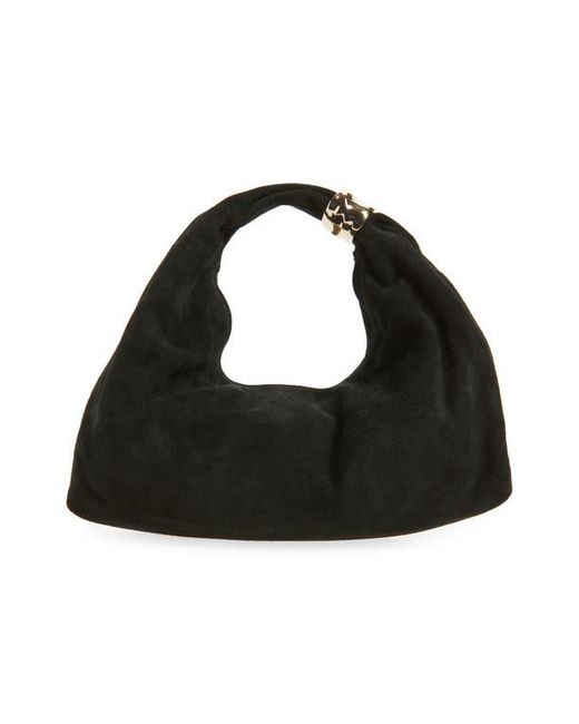 Madewell Black The Suede Mini Ring Pouch