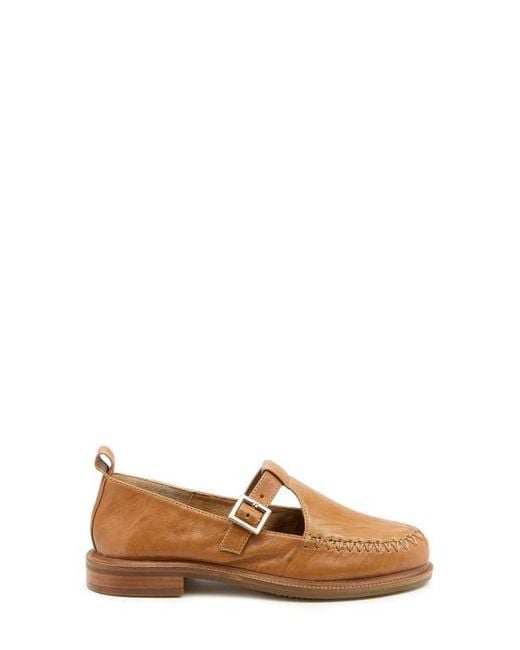 Kelsi Dagger Brooklyn Brown Lou Mary Jane Loafer