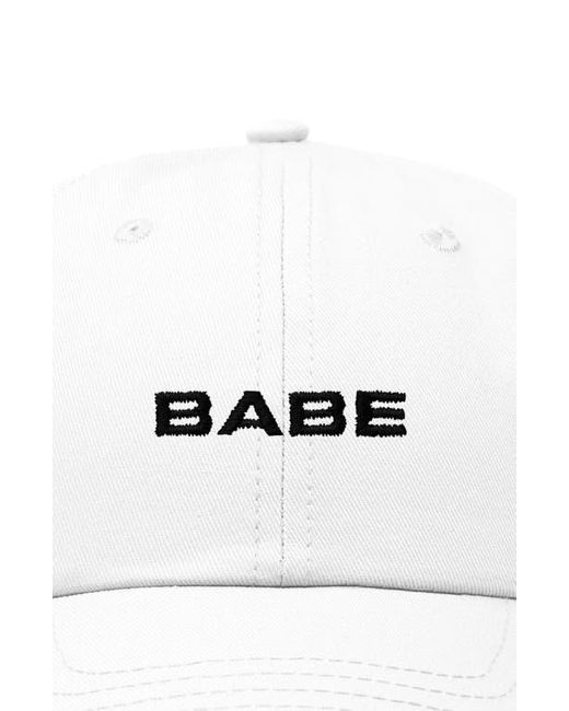 Alix Black Babe Embroidered Cap