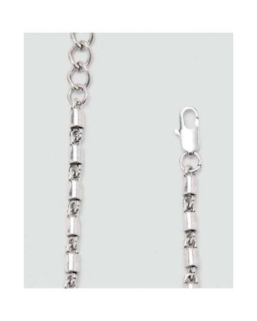 Mango Metallic Shell Detail Chain Belt