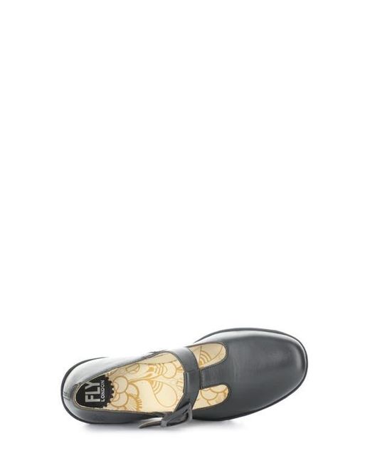Fly London Gray Yald Wedge Mary Jane Pump