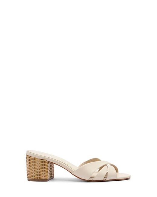 SCHUTZ SHOES White Keefa Slide Sandal