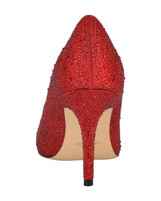 Nine West Red Glamor Pointed Toe Pump