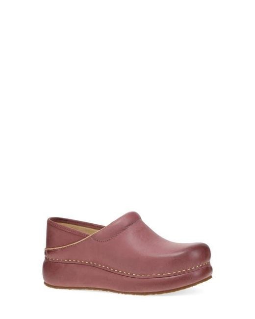 Dansko Purple Platform Pro Clog