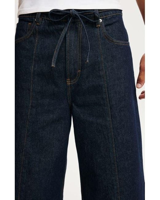 Cotton On Blue Super Baggy Jort for men