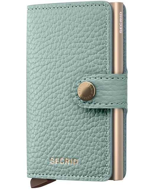 Secrid Green Miniwallet Pebble