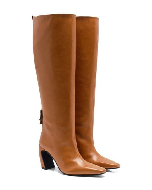 Free People Brown Date Night Knee High Boot