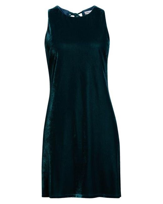 Tommy Bahama Blue Jasmina Velvet Shift Dress