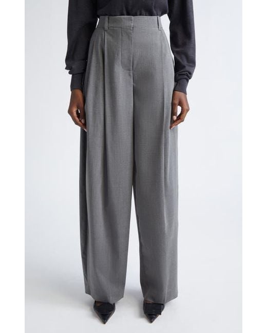 Jacquemus Le Pantalon D'Homme Pleated Stretch Virgin Wool Wide Leg