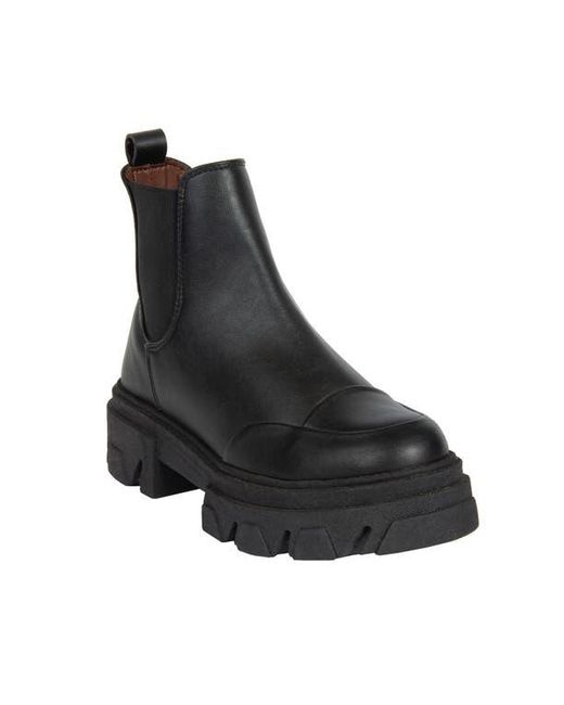 Urbnkicks Black Chelsea Cap Toe
