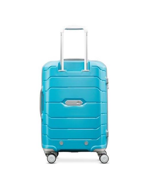 Samsonite Blue Freeform Carry-On 21-Inch Hardside Expandable With Double Spinner Wheels