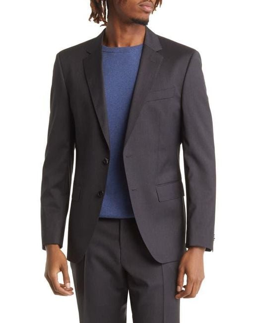 Boss Black Huge Solid Wool Suit for men
