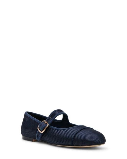 Steve Madden Blue Dory Cap Toe Mary Jane Flat