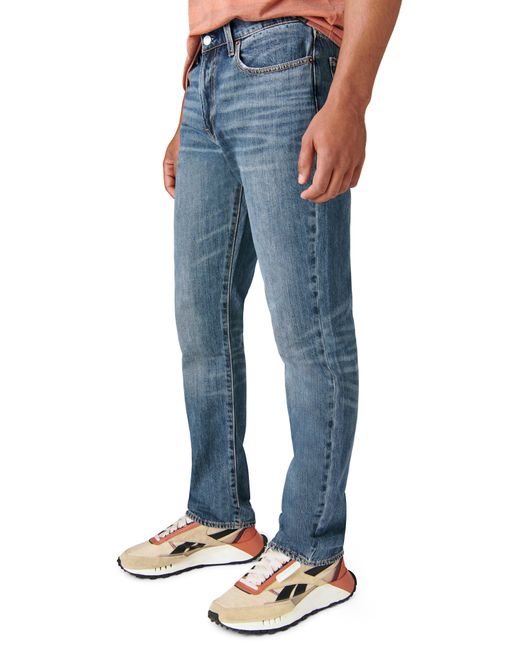 Lucky Brand Blue Slim Straight Jeans for men