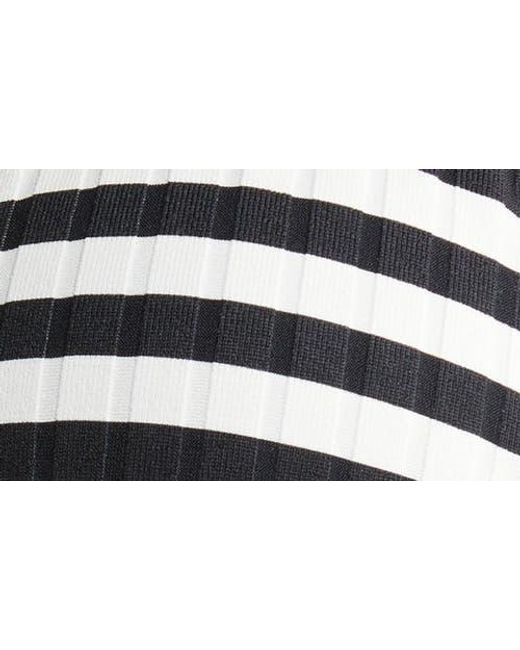 Solid & Striped Black Iris Rib Bikini Top