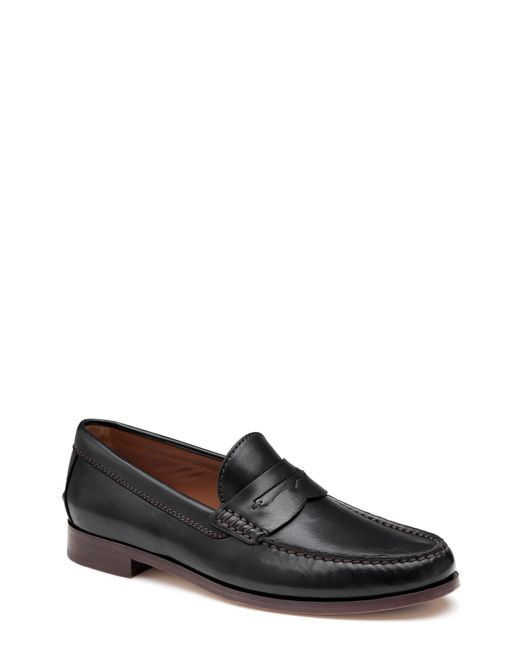 J & M COLLECTION Johnston & Murphy Baldwin Penny Loafer in Black for ...