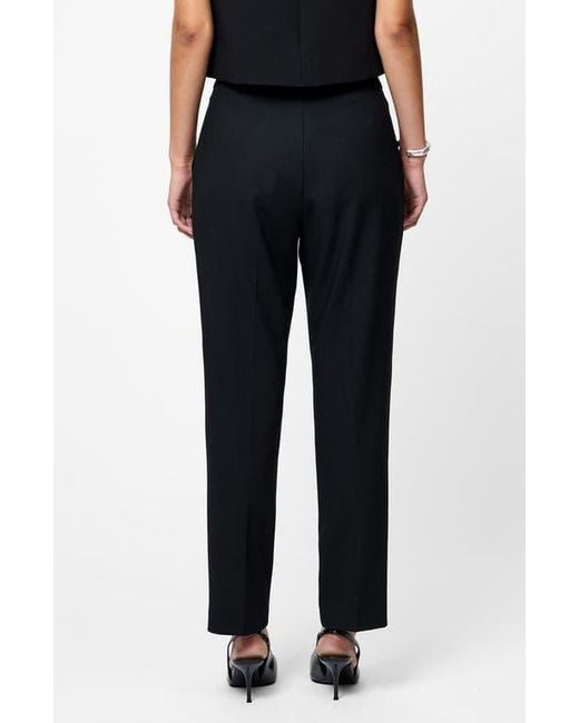 French Connection Black Kai Wool Suiting Pants
