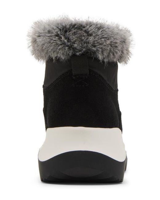 Blondo Black Ante Waterproof Faux Fur Trim Boot