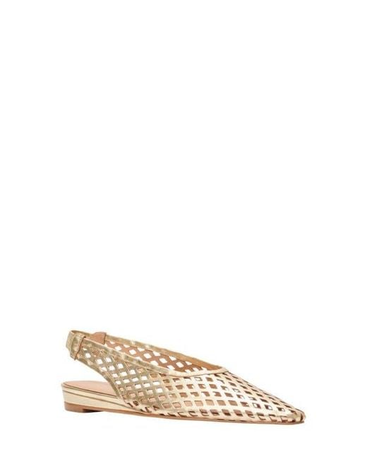 Andre Assous Natural Brielle Pointed Toe Slingback Flat