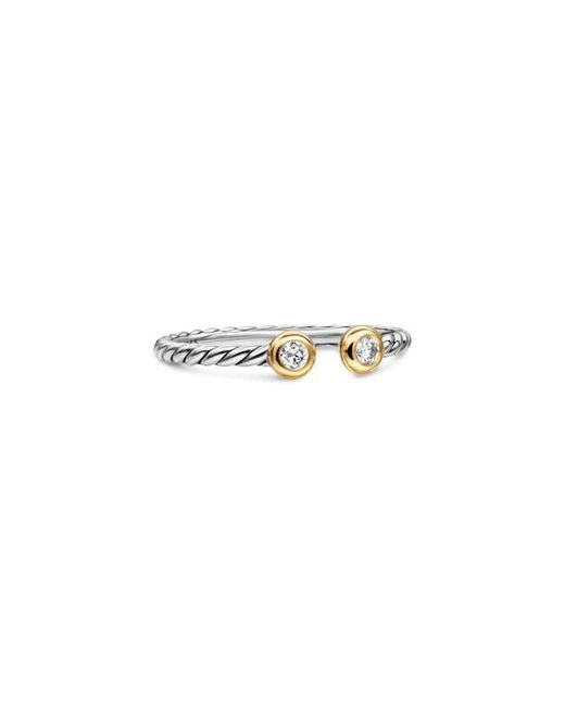 David Yurman Metallic Cable Open Round Ring