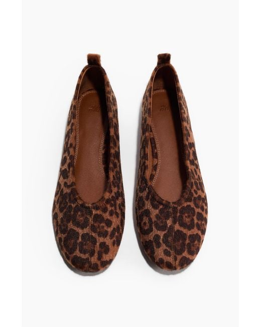 H&M Brown Ballet Flats