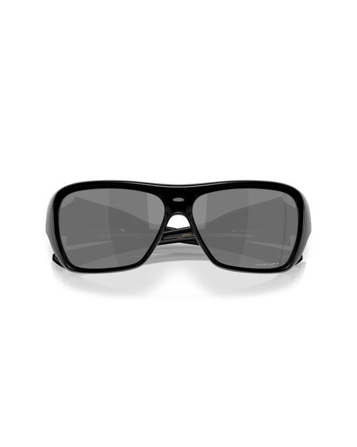 Oakley Black 60Mm Prizm Rectangular Sunglasses for men