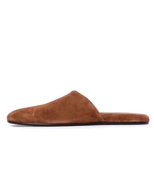 Black Suede Studio Brown Shiloh Mule