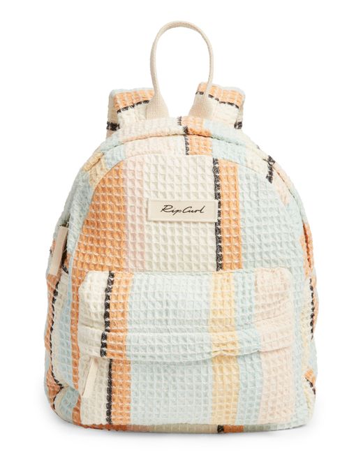 Rip Curl White Waffle Knit Backpack