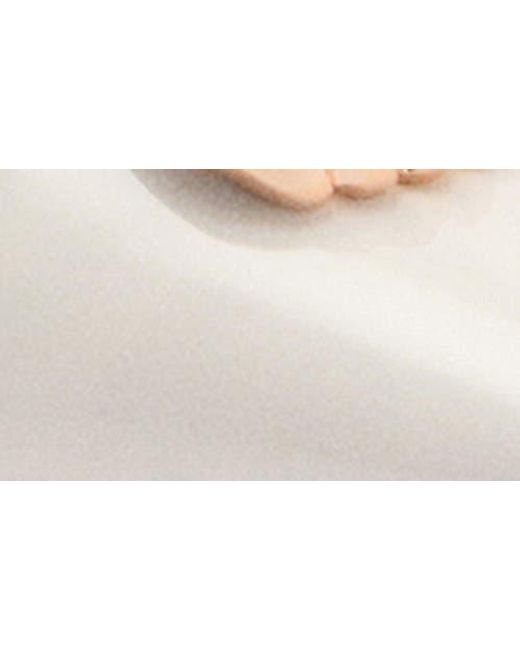 Mango White Pointed Toe Slingack Pump