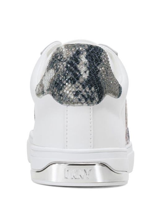 DKNY White Abeni Sneaker