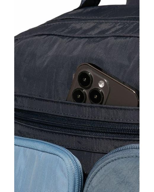 Baggallini Blue Snap & Go Modular Backpack