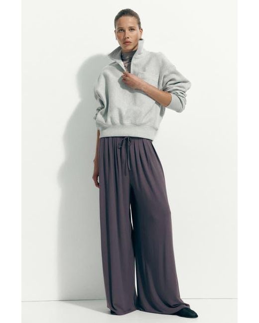H&M Purple Jersey Drawstring Trousers