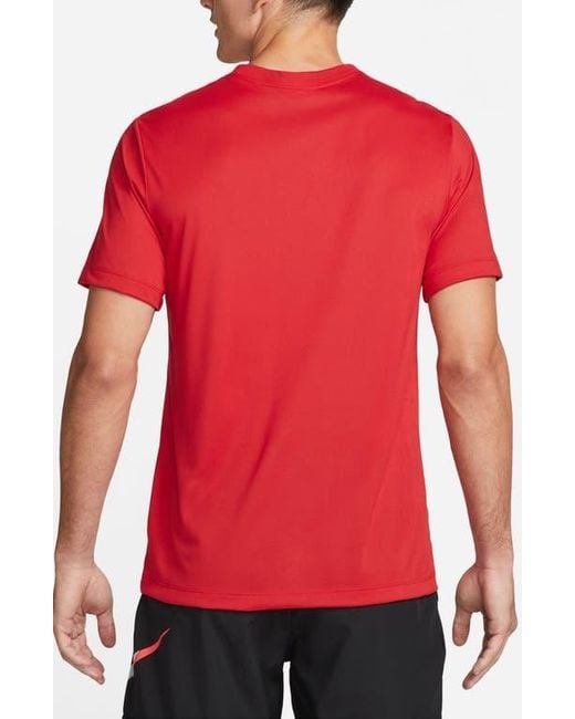 Nike Red Dri-Fit Legend T-Shirt for men