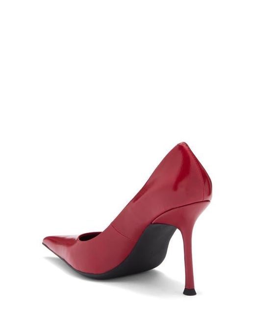 Jeffrey Campbell Red Risktaker Pointed Toe Pump