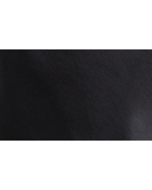 Open Edit Black Sleeveless Cowl Neck Satin Top