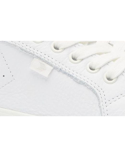 CARIUMA White Oca Low Cap Tie Sneaker