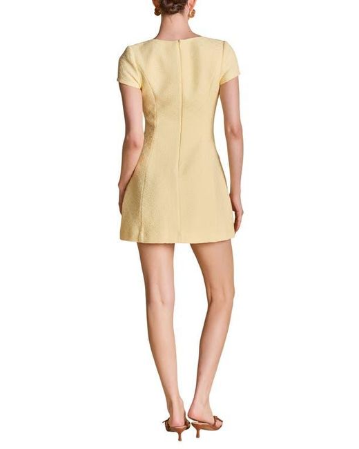 Endless Rose Natural Tweed A-Line Minidress