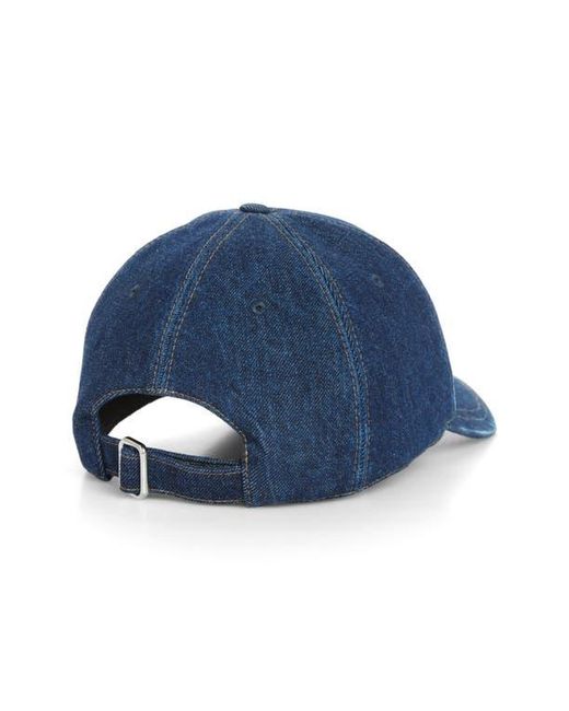 Givenchy Blue Logo Embroidered Denim Adjustable Baseball Cap for men