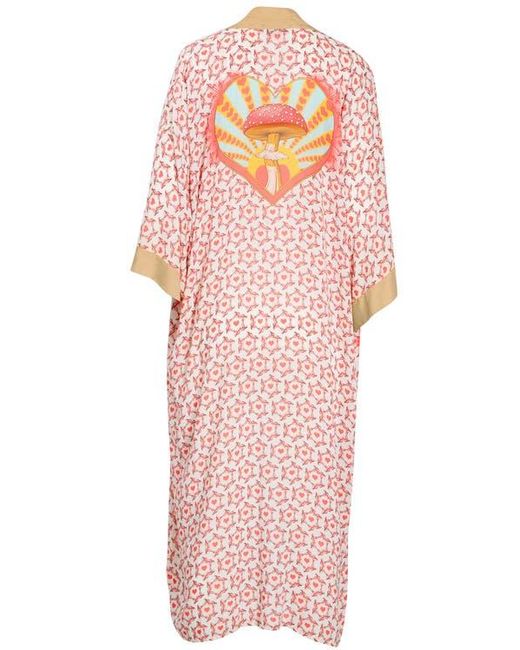 Henelle Pink Duster Robe