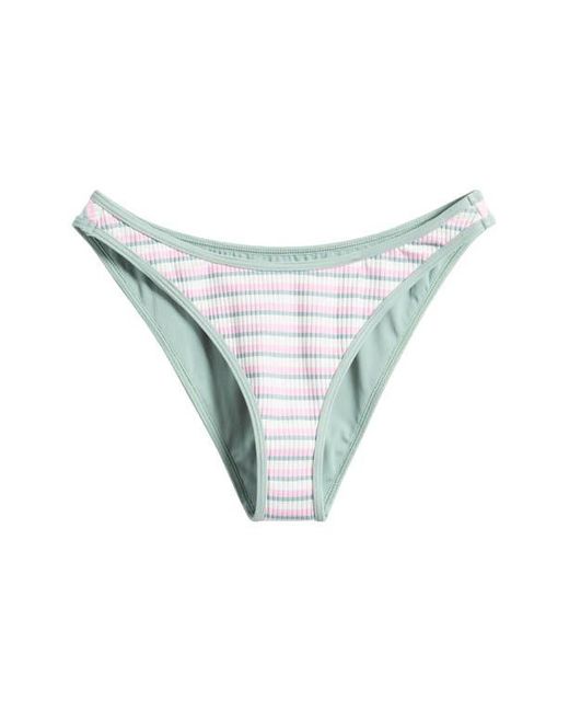 PacSun Blue Skyrocket High Leg Bikini Bottoms
