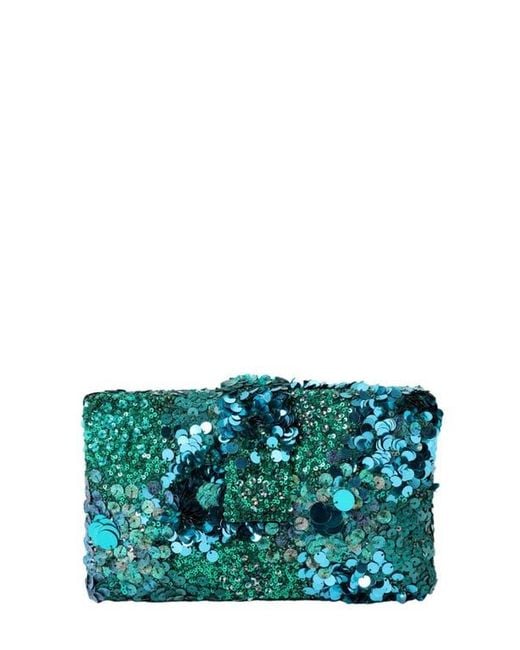 Simitri Blue Garnet Kitsch Clutch