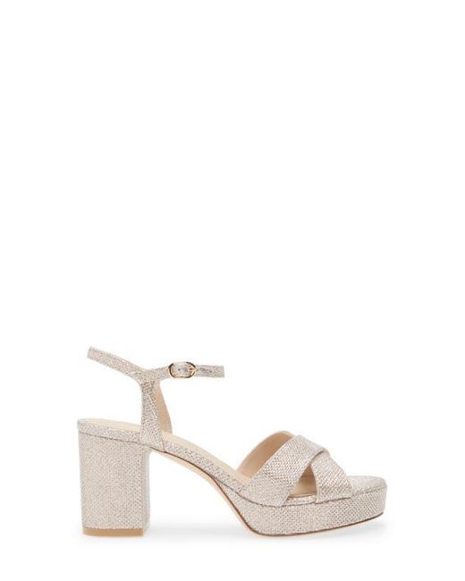 Stuart Weitzman White Dayna Platform 80 Sandal