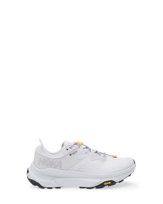 Hoka One One White Transport Gore-Tex Waterproof Running Shoe