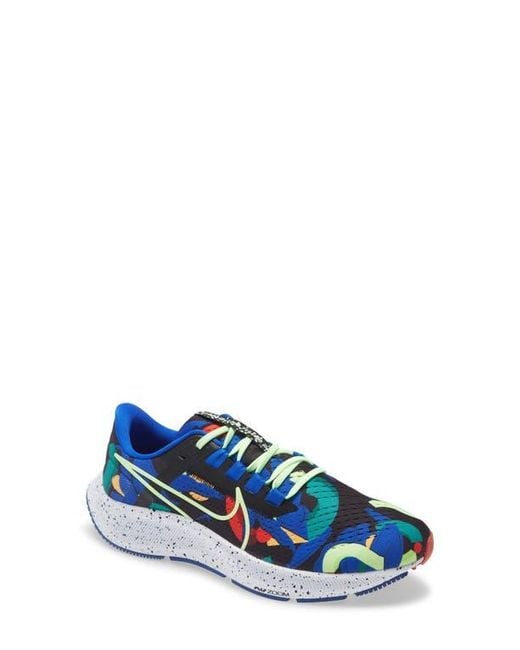 Nike Blue Air Zoom Pegasus 38 A.I.R. Kelly Anna London Running Shoe for men