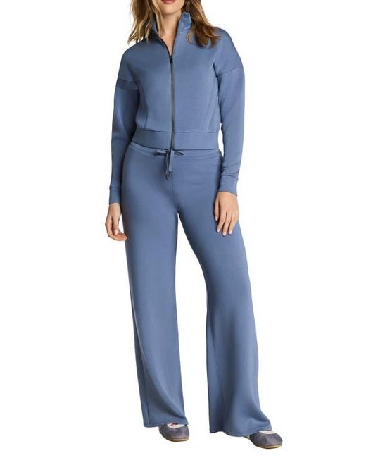 Spanx Blue Airessentials Track Jacket
