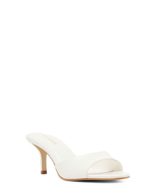 Steve Madden White Kendrix Sandal
