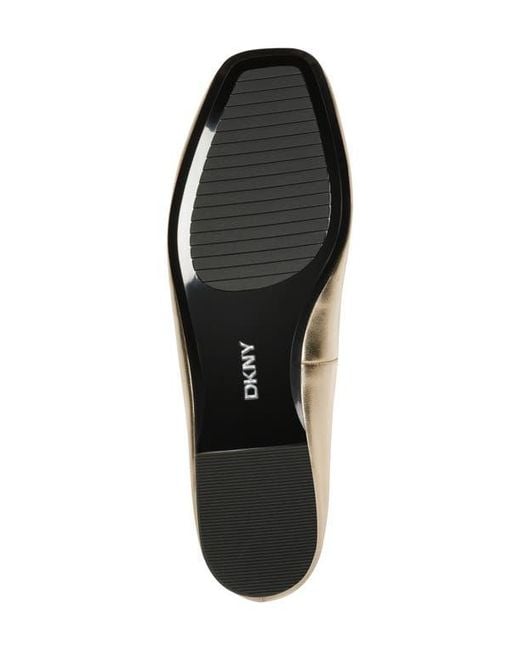 DKNY White Darianne Ballet Flat