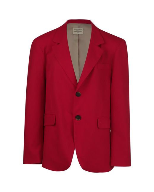 Alexandra Bu Red Cherry Blazer