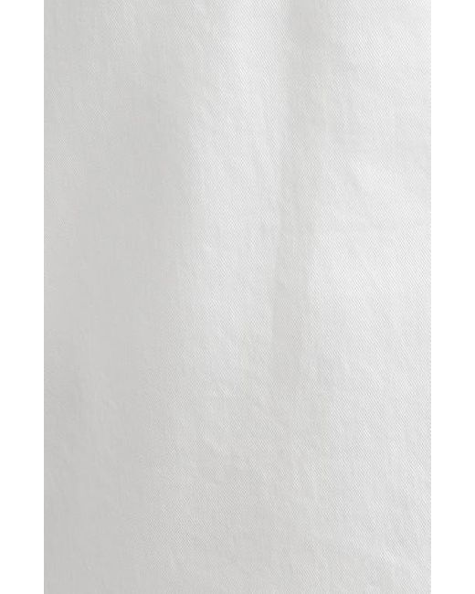 Eleventy White Stretch Cotton Bermuda Shorts for men