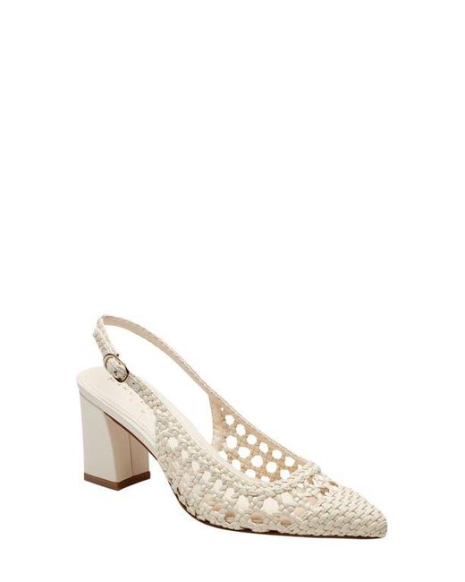 Marc Fisher Natural Zaiden Slingback Pointed Toe Pump